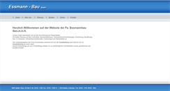 Desktop Screenshot of essmannbau.at